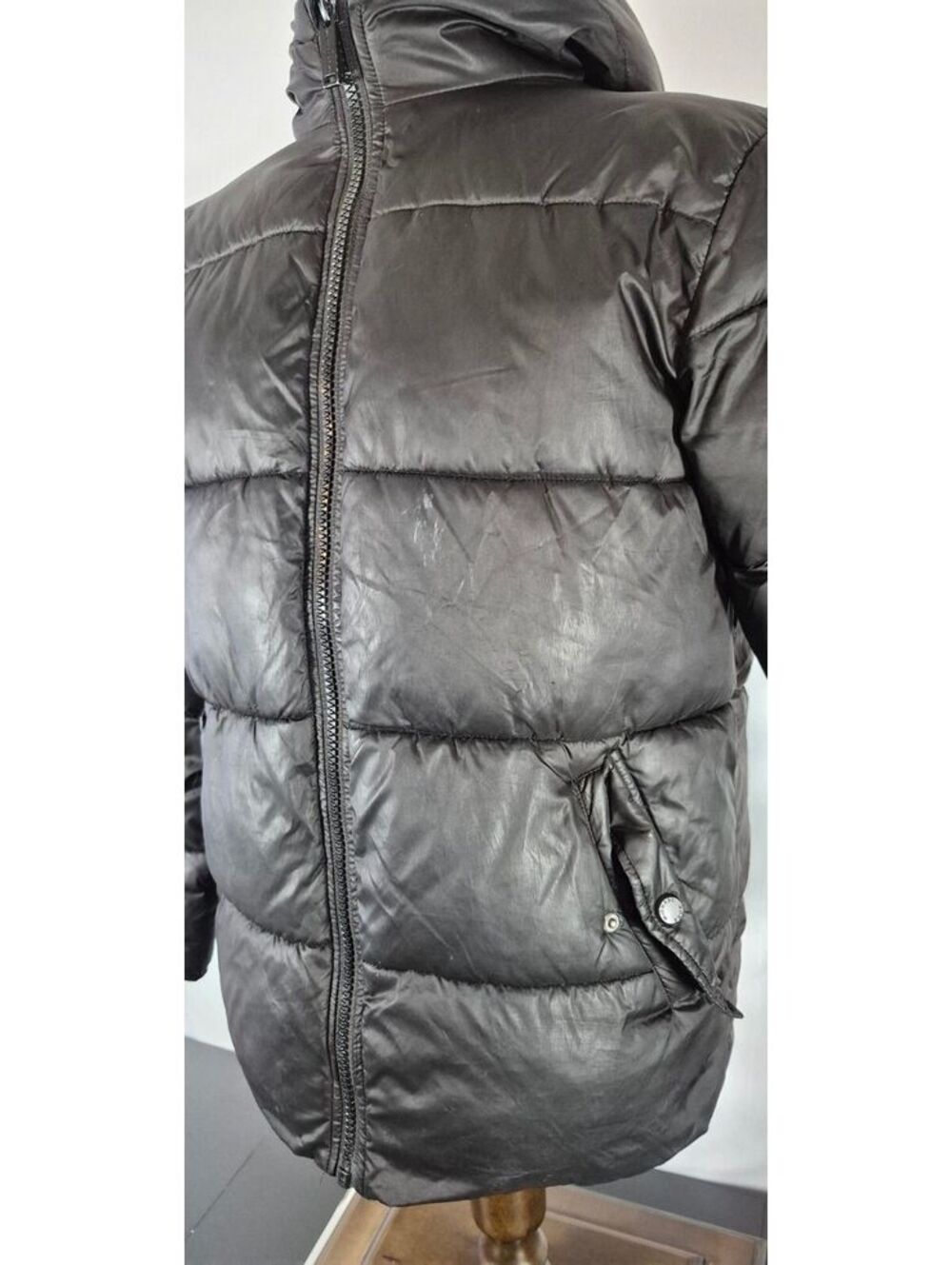 Michael Kors Black Hooded Puffer Coat, Girls 18/20 - Picture 2 of 9